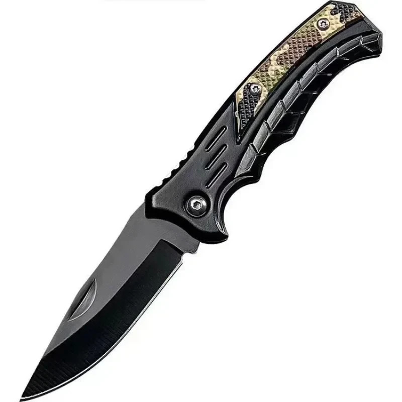Spring Open Folding Pocket Knife Tactial Survival Tool Outdoor Camping EDC Knife