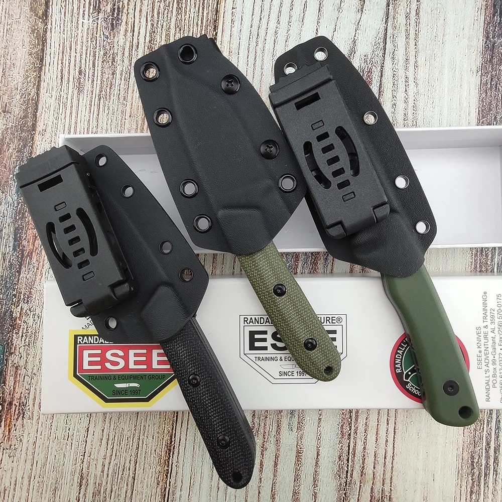 ESEE Pacaya Knife Multi-purpose Fixed D2 Blade Knife with Kydex Sheath