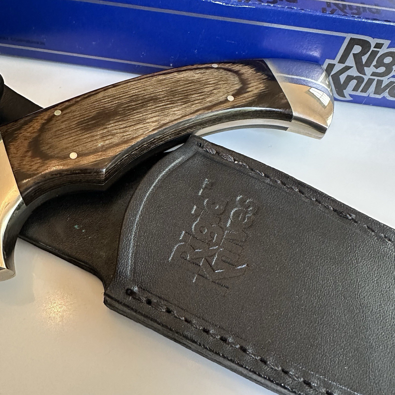1980’s RIGID RG-16 Surgical Steel Japan Fixed Blade Knife w/ Sheath And Box