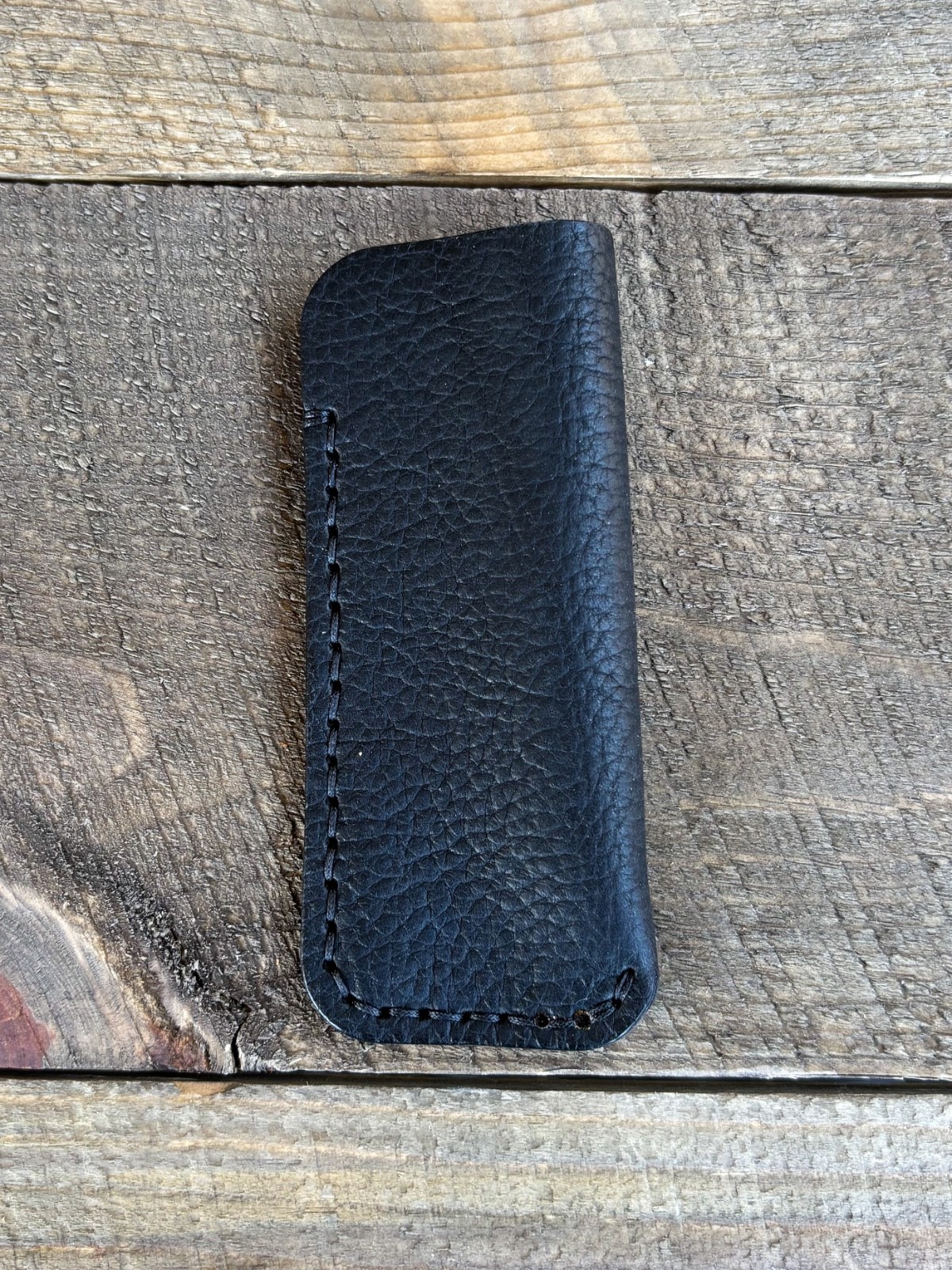 Leather EDC Pocket Knife Slip universal 4.75”x 2” fits Bugout, Stockman and more