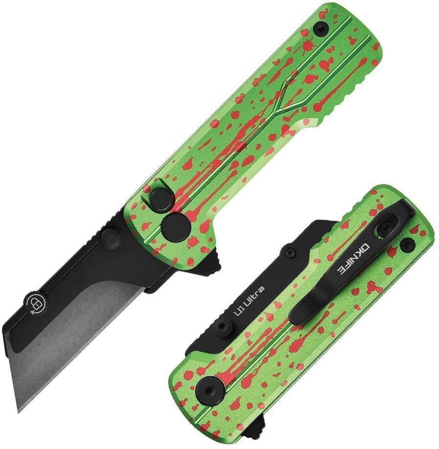 Oknife Otacle U1 Zombie Folding Knife 2.38″ Ceramic Blade Super Aluminum Handle