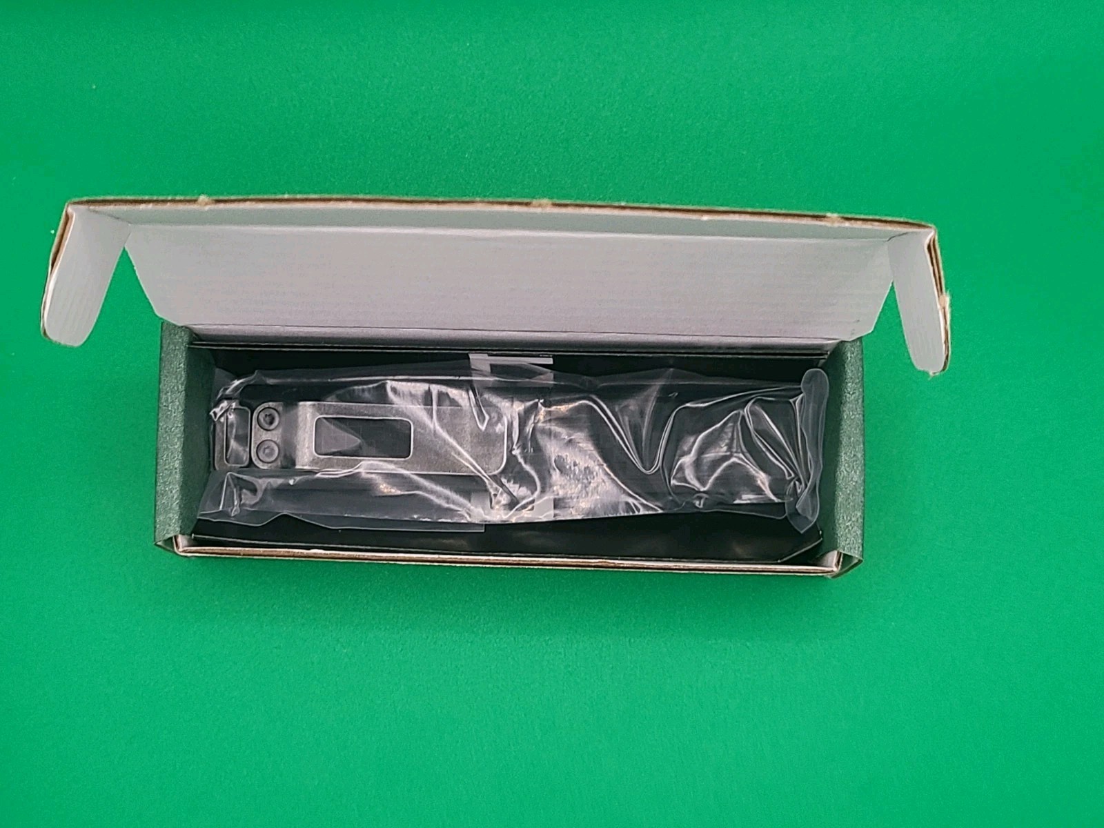 CRKT Scribe Model 2425k Black Upgraded D2 Blade / Fixed Blade New In Box