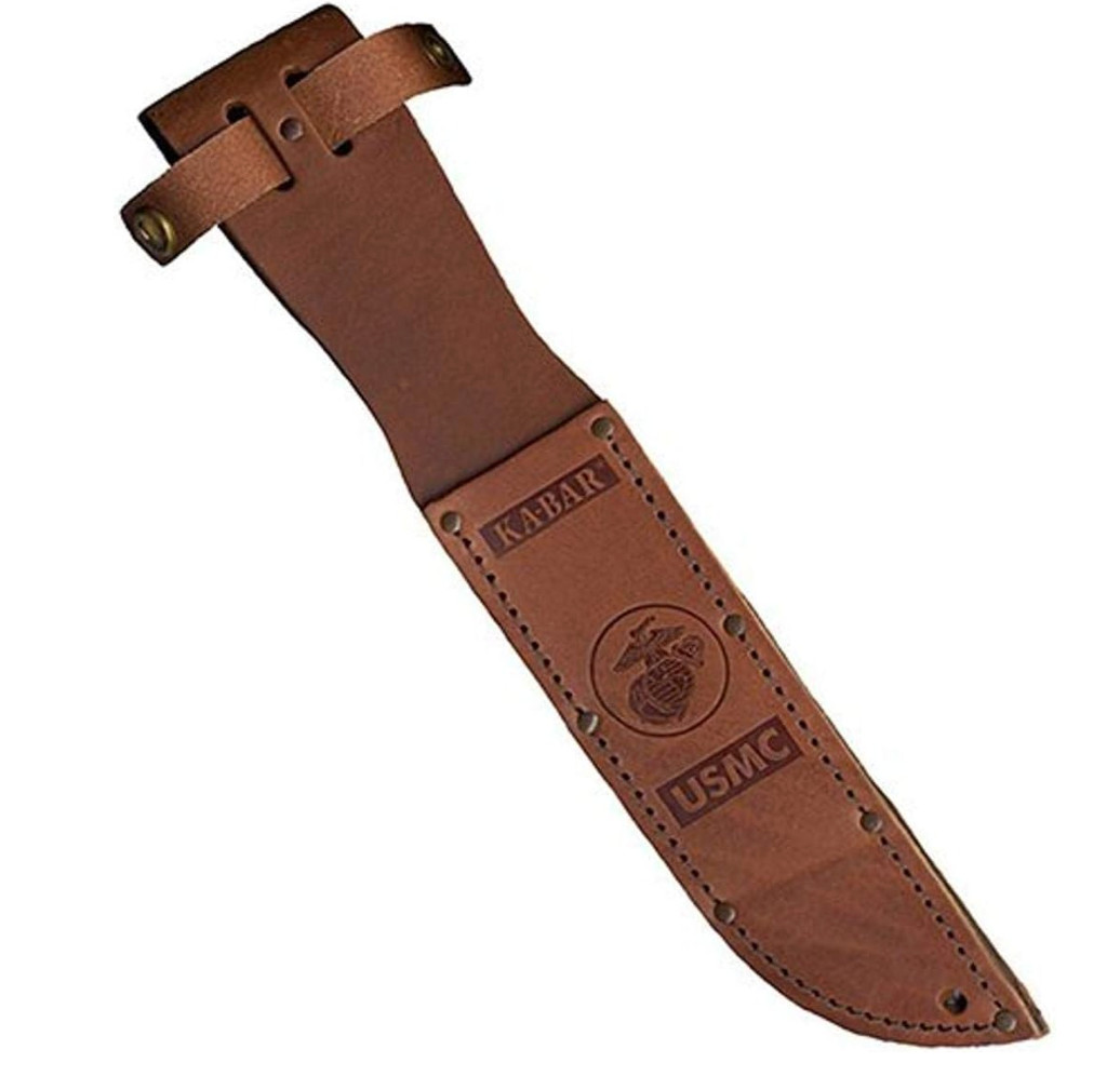 KA-BAR KB1217S Leather Replacement Sheath Fits USMC Knife – Fits Knife 7″ Blade