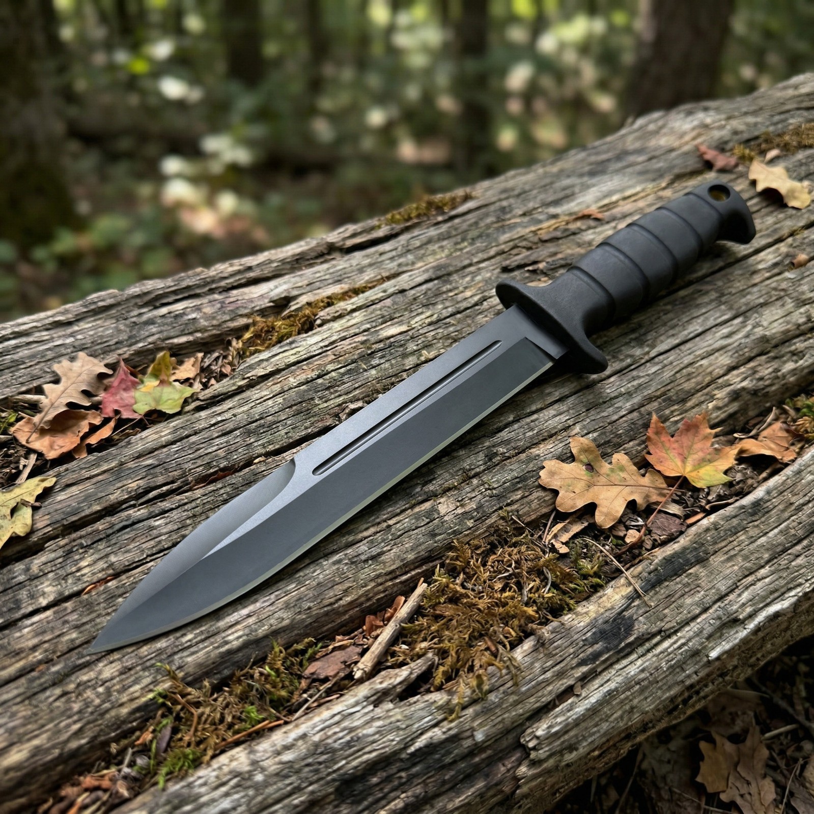 Fixed Blade Outdoor Knife | 2 Blade Color Options | Nylon Sheath for Camping EDC