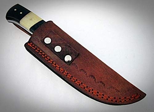 Damascus Steel Knife Handmade 8 Inches Wood/Bone/Horn Handle Knife Camping Knife
