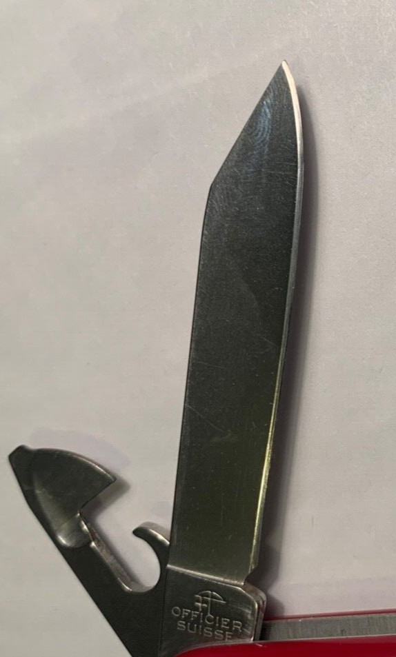 Vintage Victorinox Knife with double Clip Point Blades *NONE ON EBAY LIKE THIS*