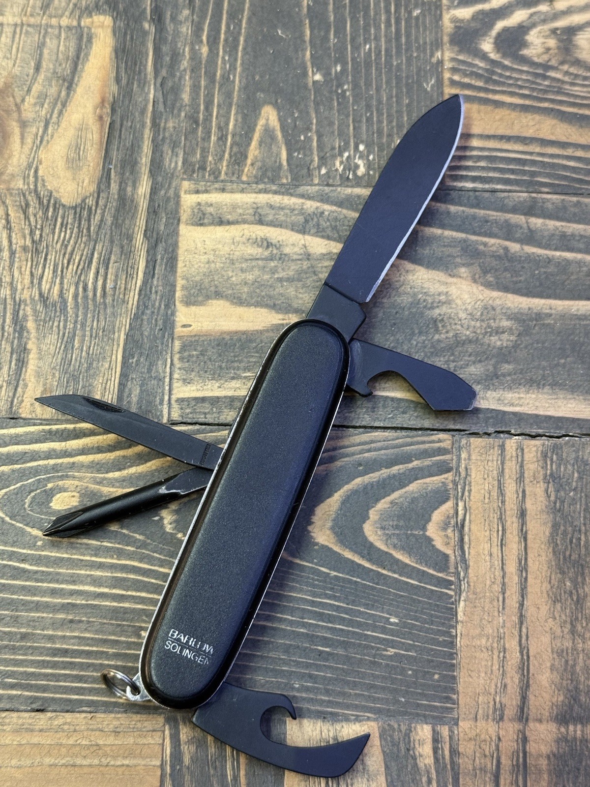 Barlow Solingen Multitool Knife Germany Rostfrei Branded Used Swiss Army