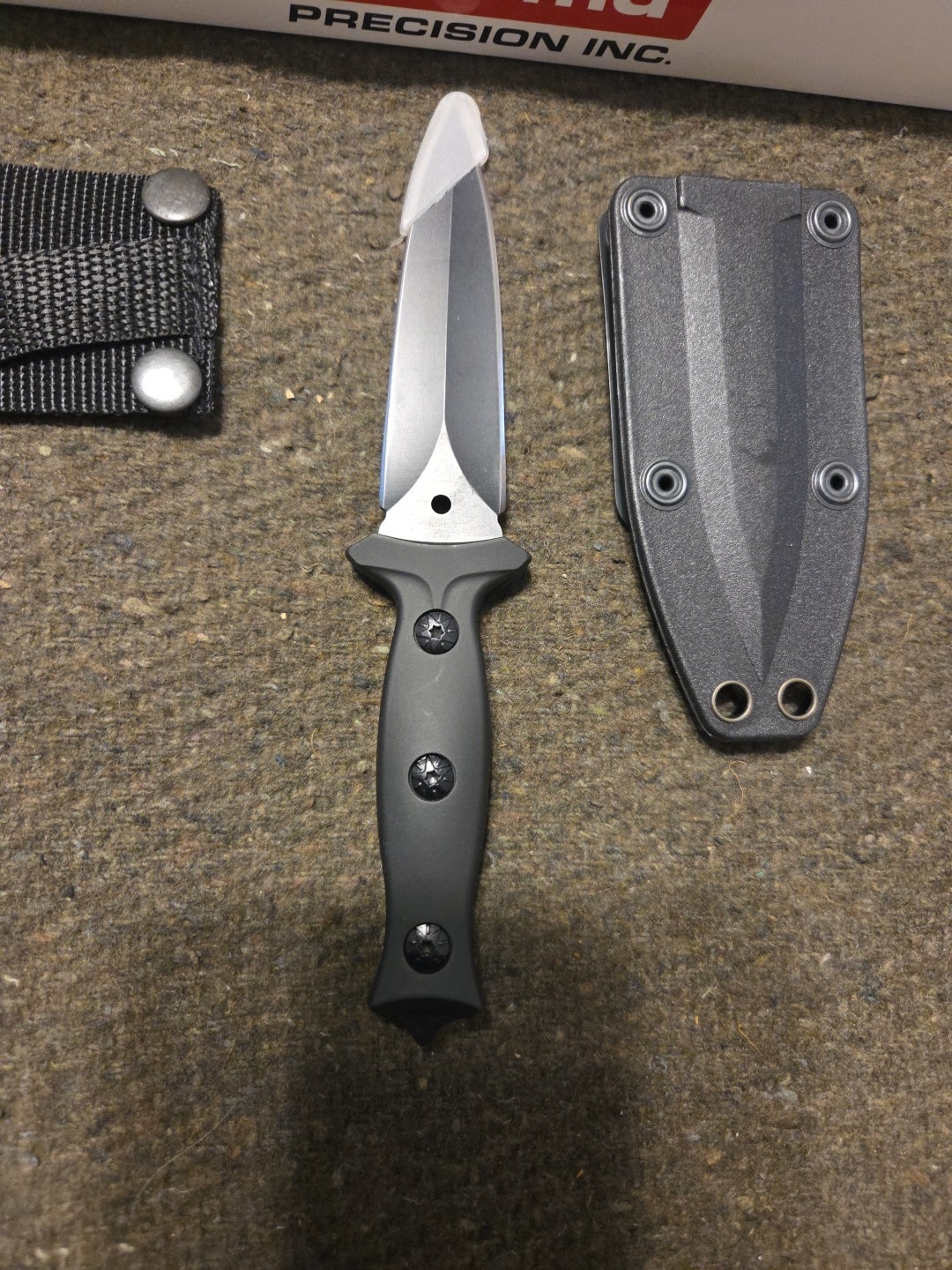 Norma Precision Branded ABKT Dbl Edge Boot Knife Ab014