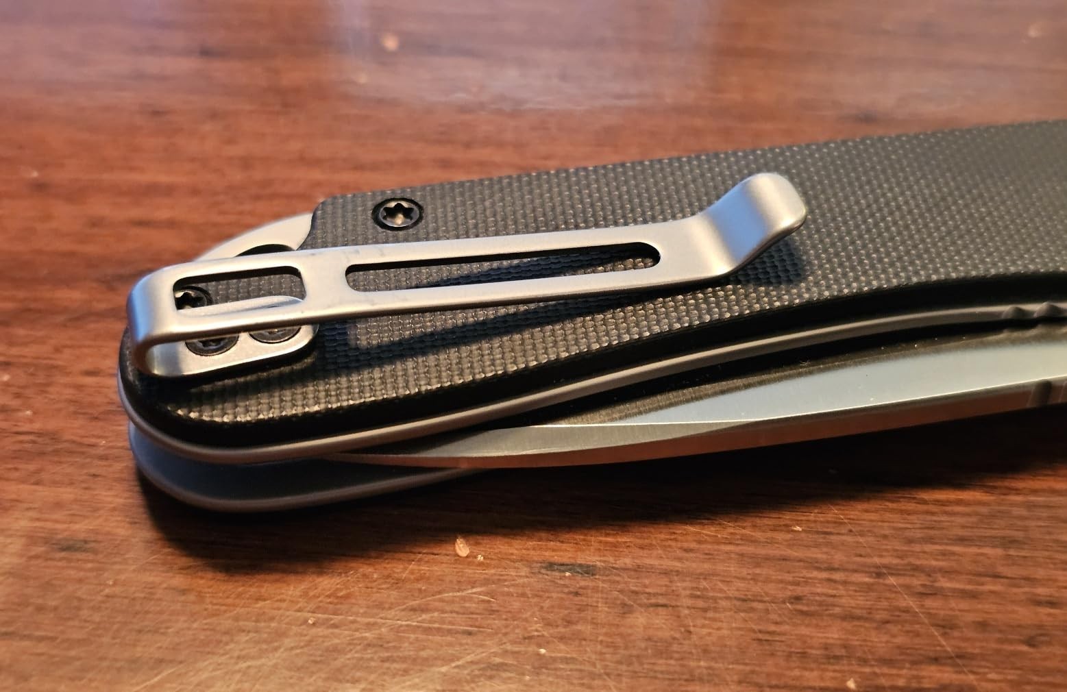 Stainless Steel Folding Knife Pocket Clip Replacement 50mm Plain Knife Accessory