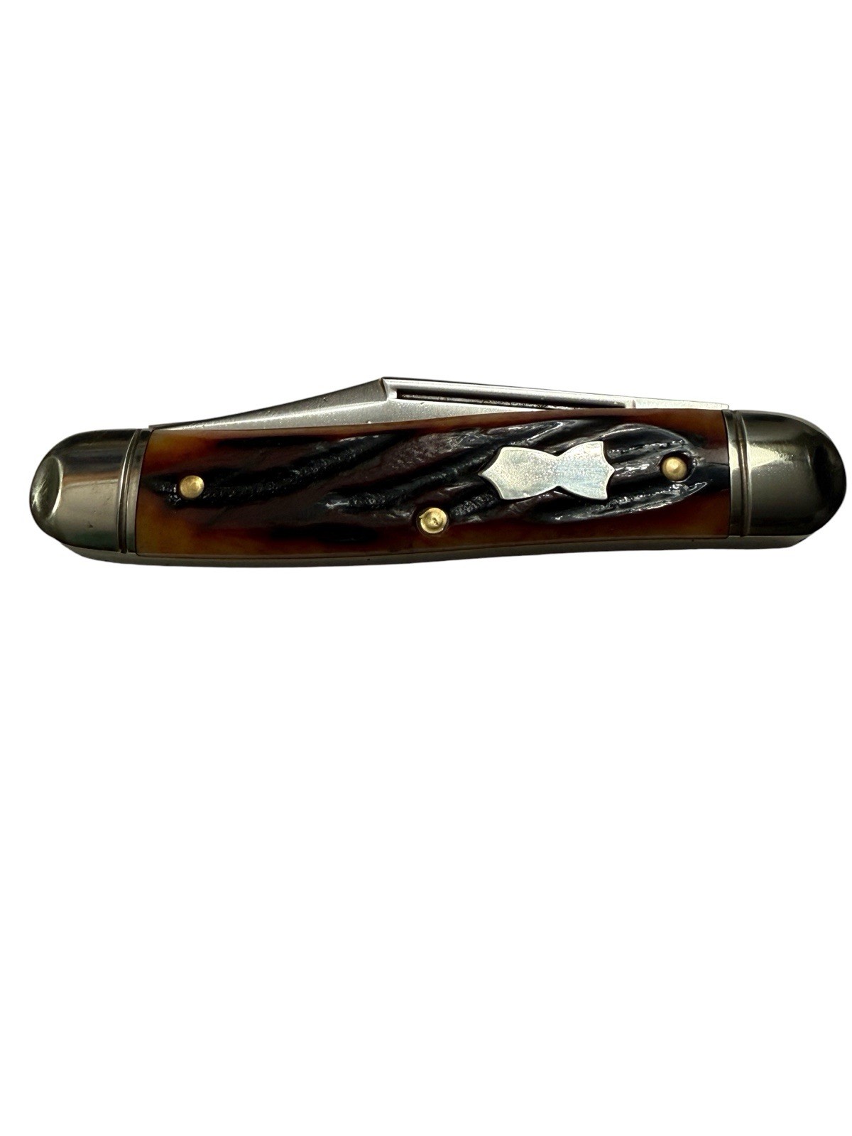 Great Eastern Cutlery GEC 661225 Amber Worm Groove India Bone Satin DH-2370