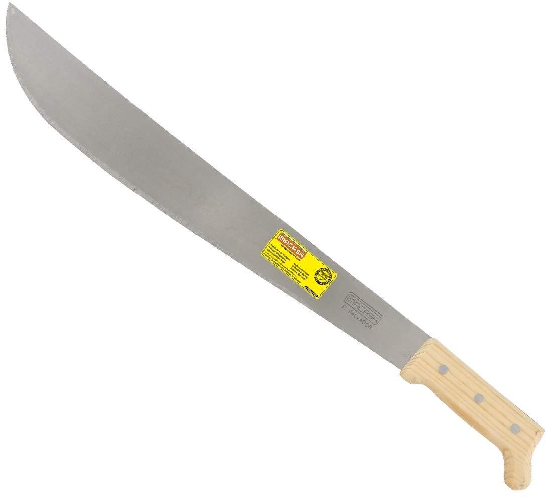 IMACASA Machete 127, 12″ High Carbon Steel Blade, Hardwood Handle