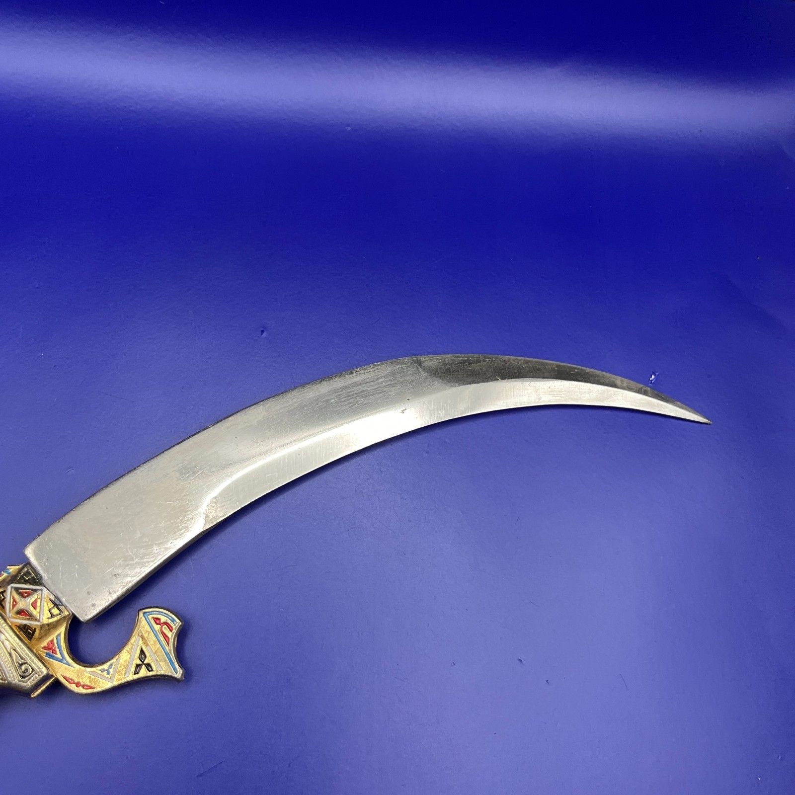 Toledo Spain Decorative Scimitar Sword