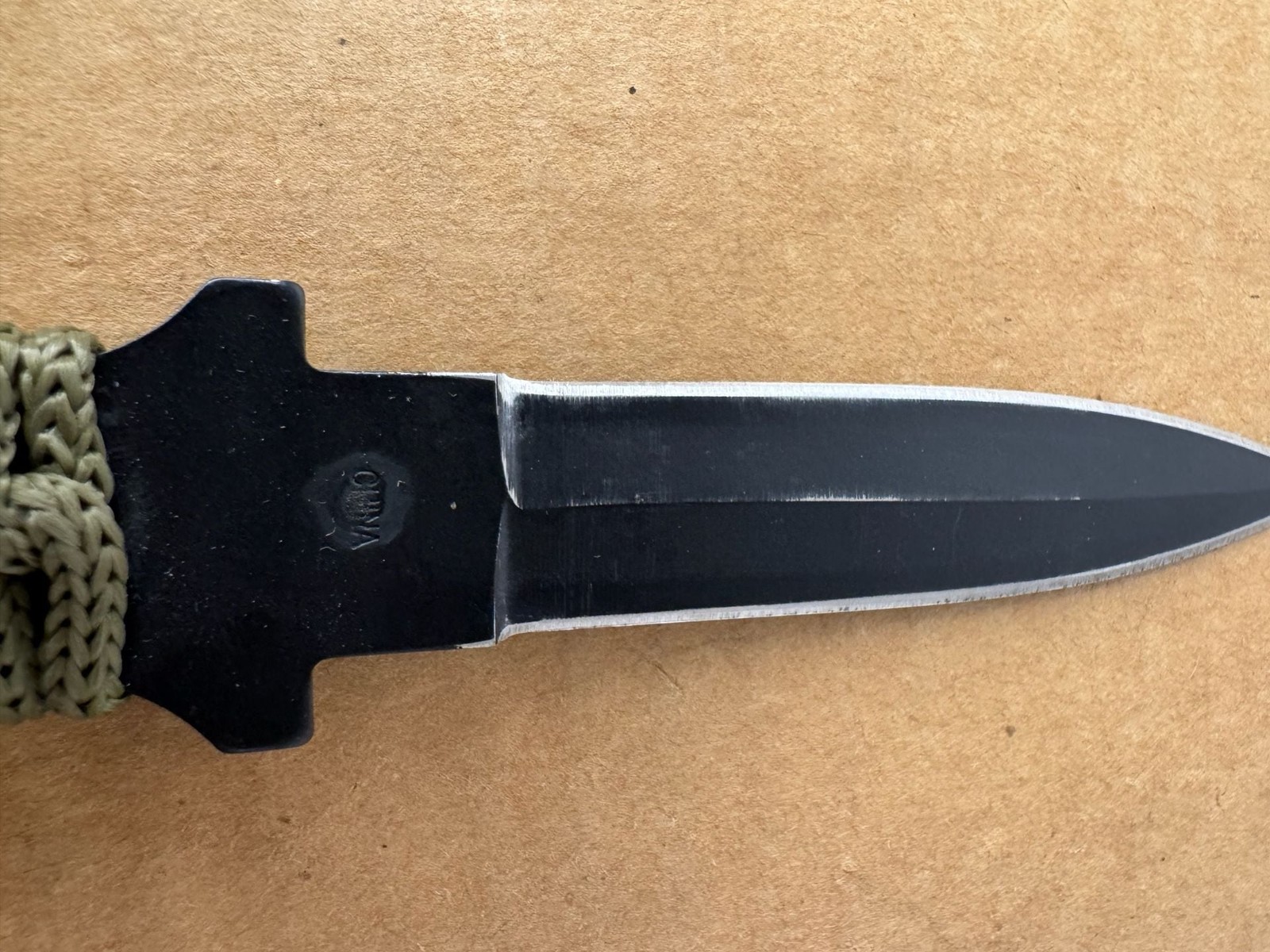 Survivor Fixed Blade Tactical Knife with Cord Wrapped Handle and Sheath