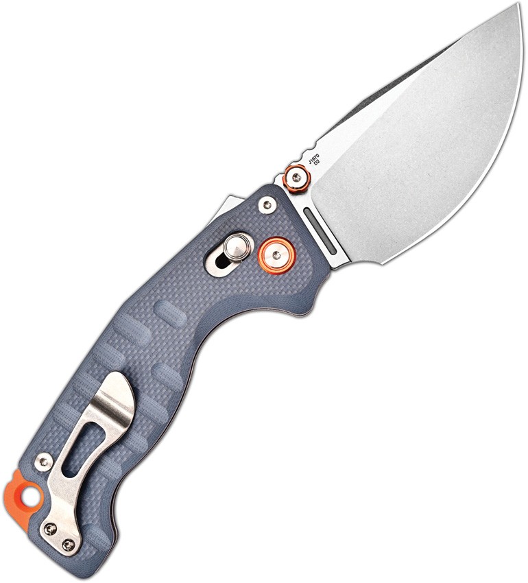 CJRB Doubletap Recoil Lock V2 Blue-Gray G10 Folding D2 Steel Pocket Knife 1970BU