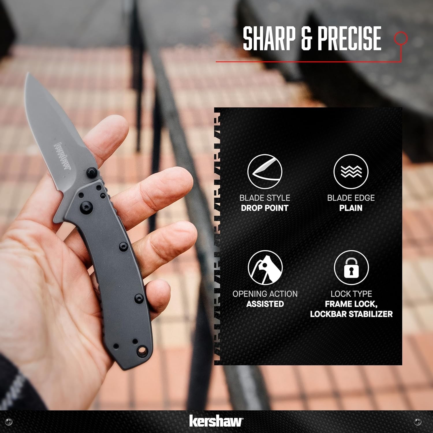 Kershaw Cryo 1555TIX Assisted Folding Knife 2.75in Blade New in Package