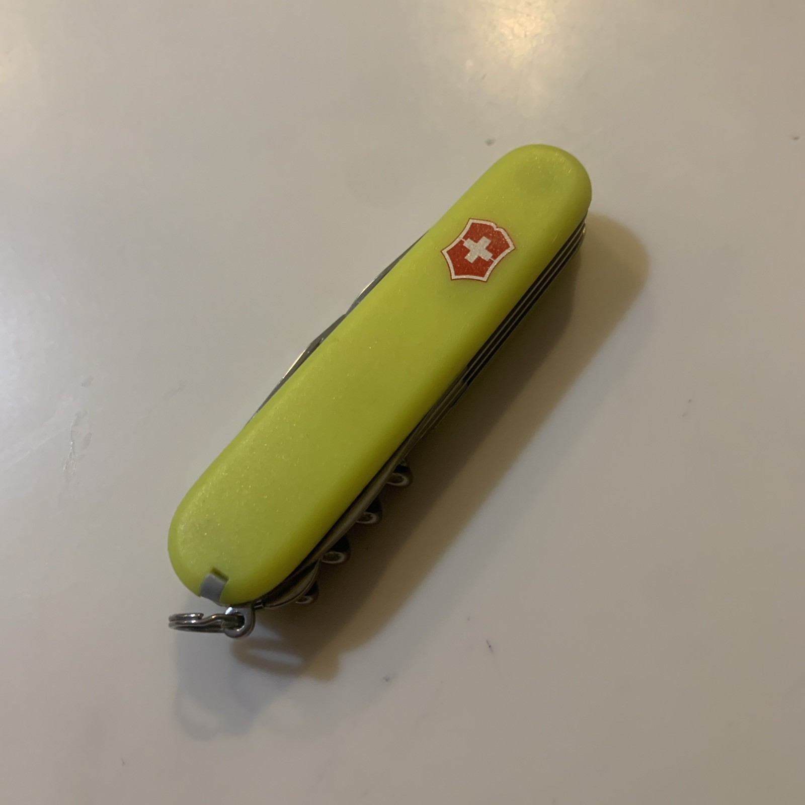 Victorinox Climber StayGlow Swiss Army Knife 91mm Yellow