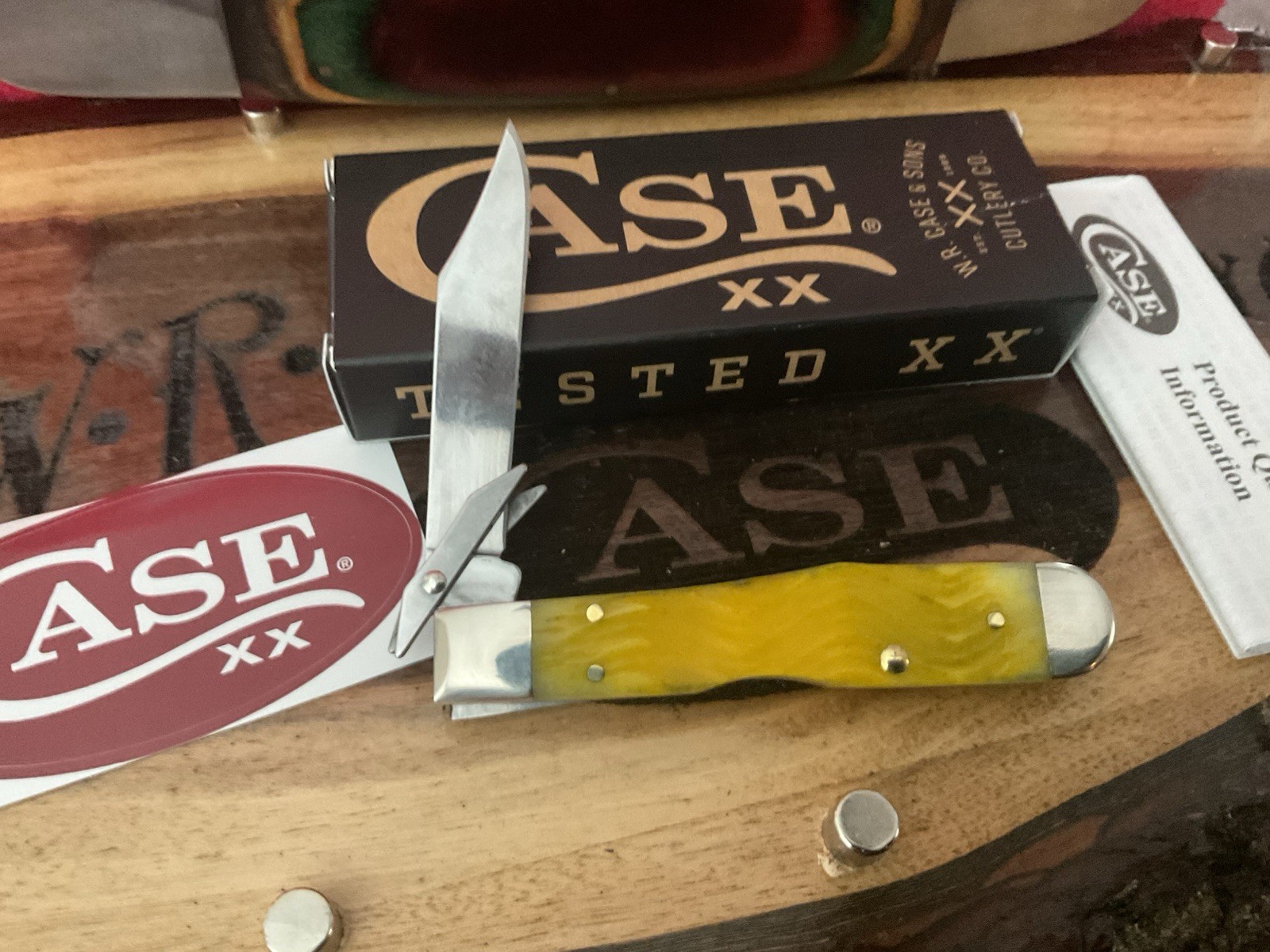 Case XX 75317 Yellow Bone Platts Jig Cheetah Cub New In Box