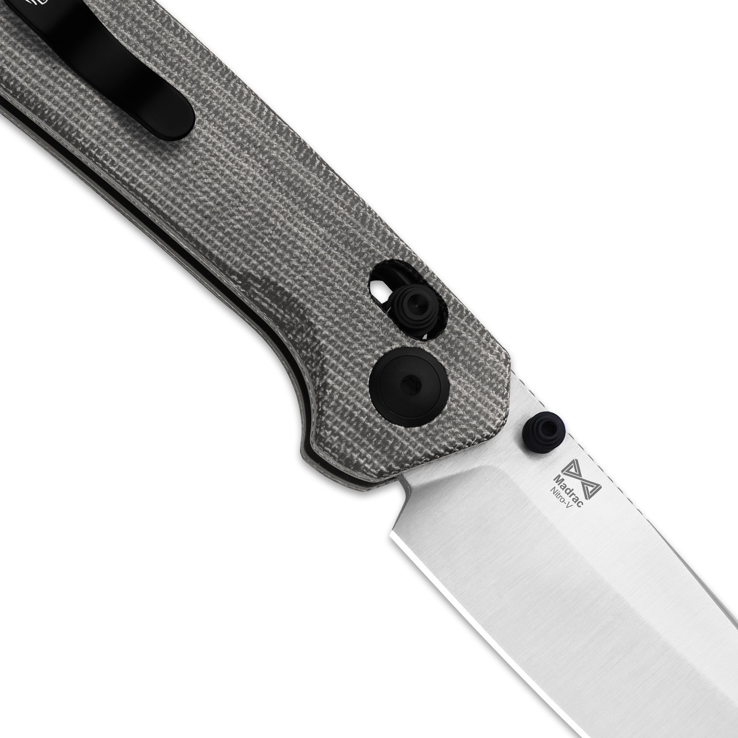 Kizer Madrac EDC Folding Pocket Knife Nitro-V Blade Micarta Handle V3693A3
