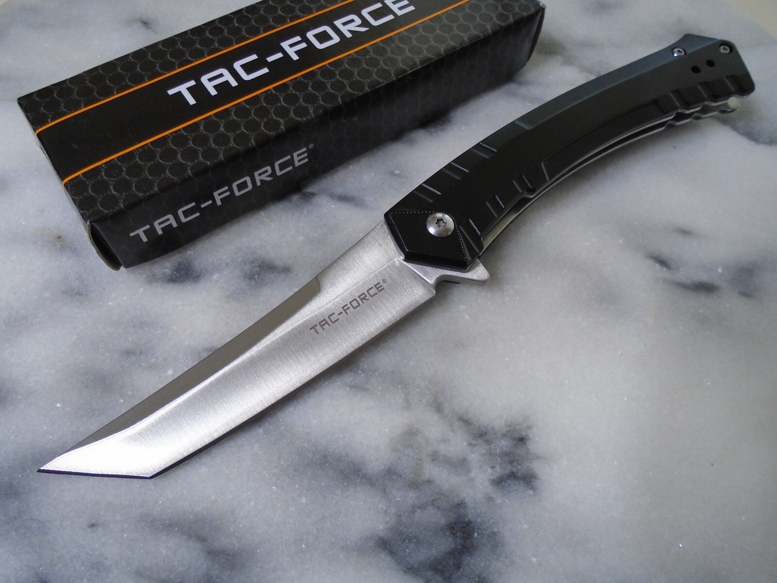 Tac-Force Sleek Tanto Assisted Open Pocket Knife 2 Way Pocket Clip Folder 2005BK