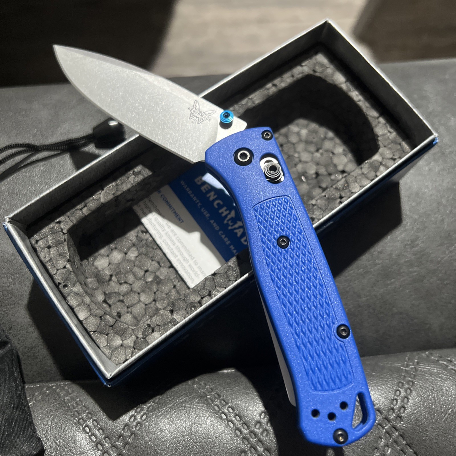 🔥 Benchmade Bugout 535 Folding Knife CPM-S30V Blue New . MANY FREE EXTRAS