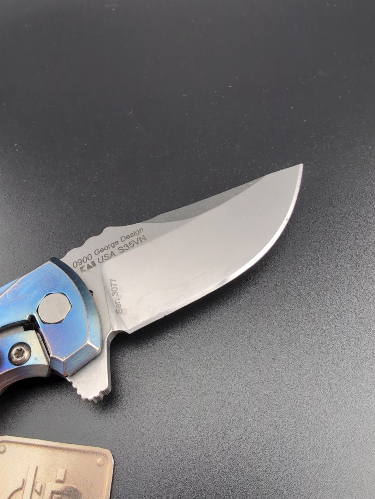 Zero Tolerance – ZT 0900 Les George Flame Anodized Titanium – BS-69