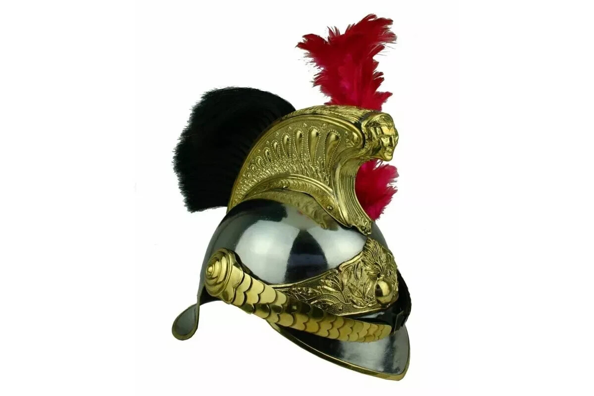 French Napoleon Helmet M1874 for teams of the Dragoon SCA LARP Warrior Helmet
