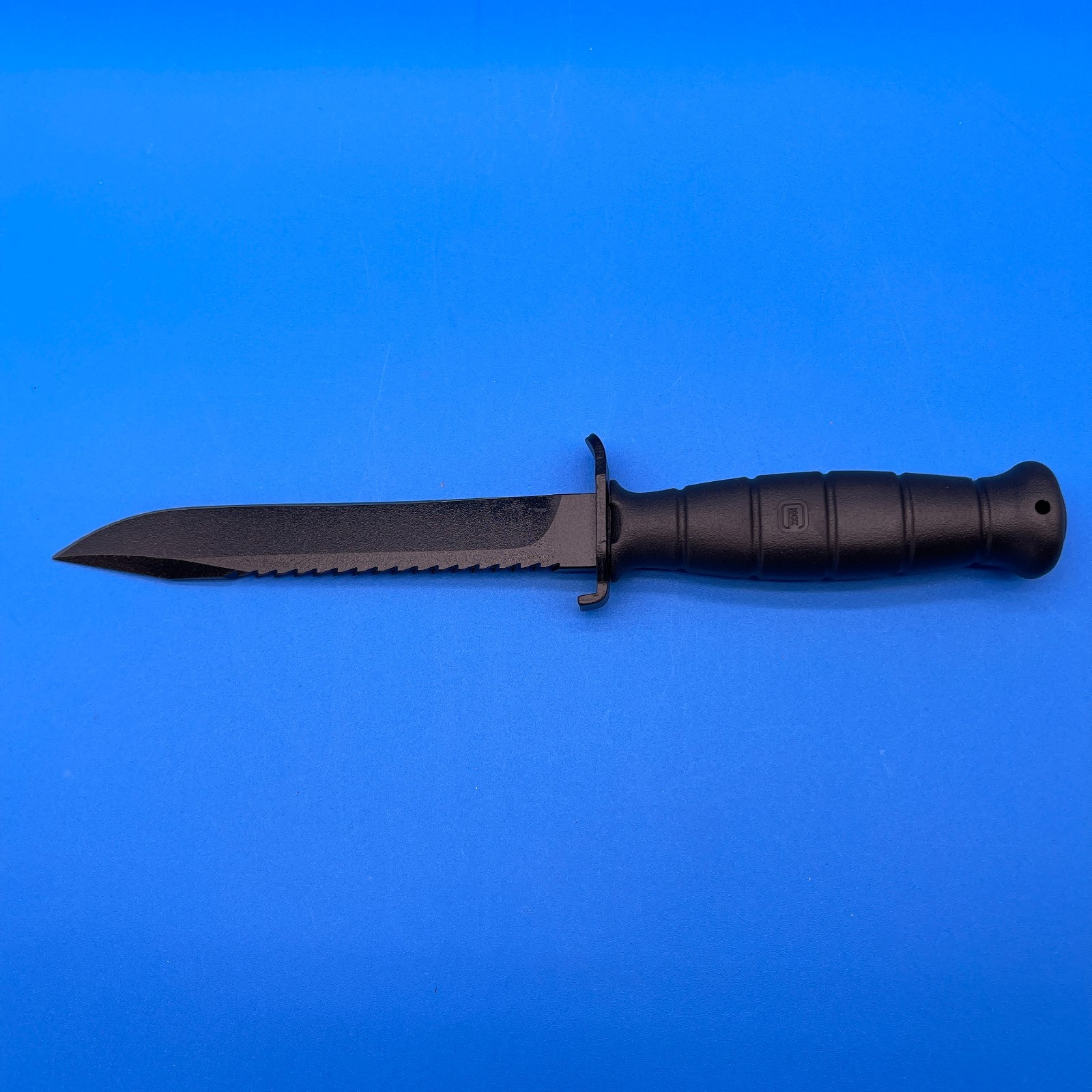 Glock Field Knife 6.5″ Fixed Blade Root Saw Black Steel Plain Edge – KB17281