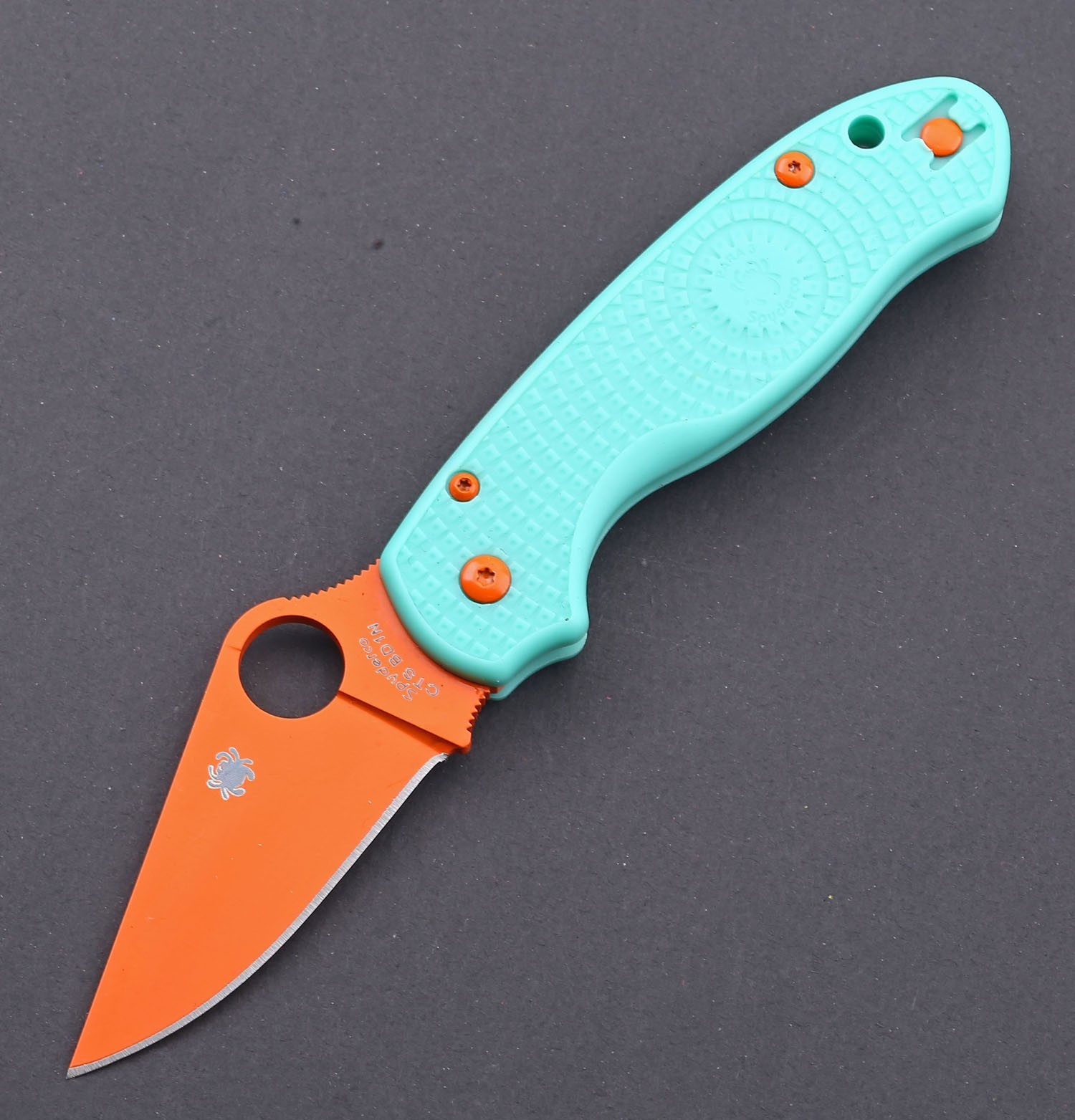 Orange Pocket Knife Folding Blade Pocket Knives Hunting Camping Edc Tool Nylon