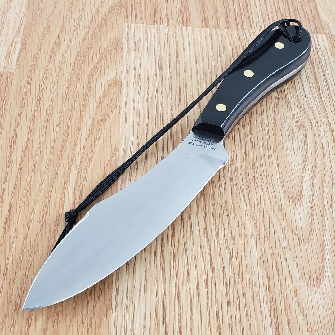Grohmann Survival Fixed Knife 5.5″ Carbon Steel Full Tang Blade Micarta Handle