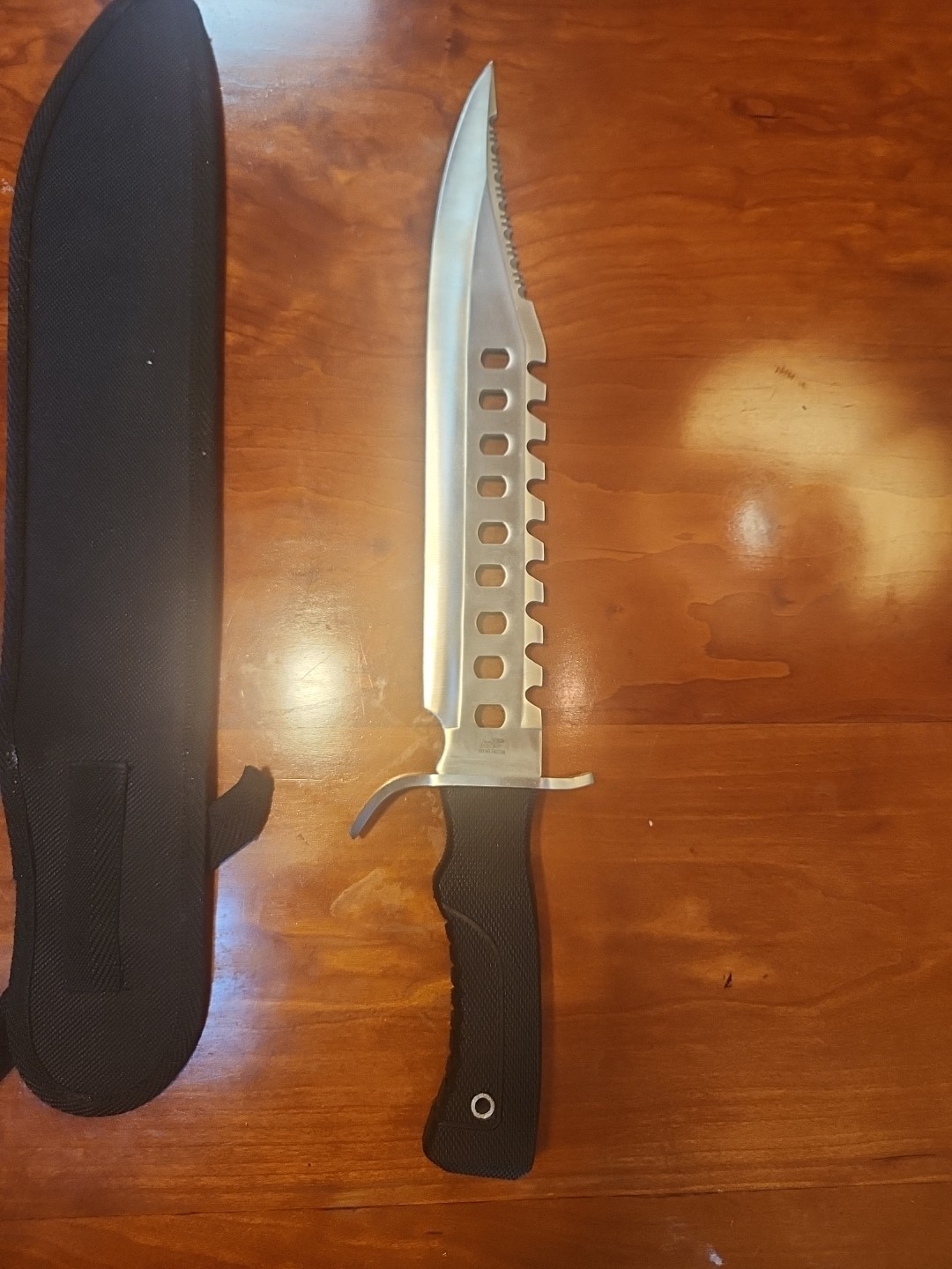 Frost Cutlery Flying Falcon 18 Inch Fixed Blade Hunting Survival Knife w/ Sheath