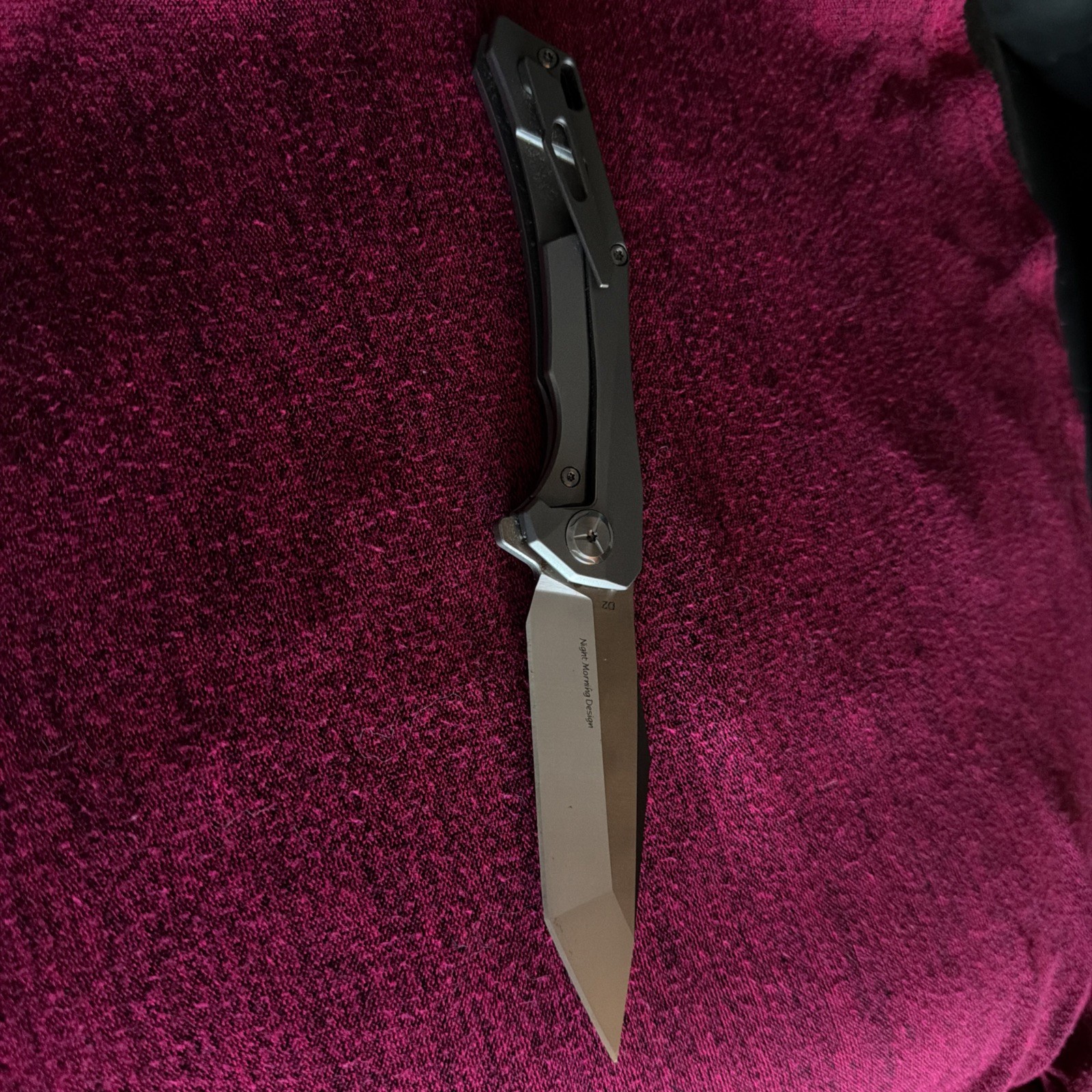 TwoSun gray titanium handle used no box