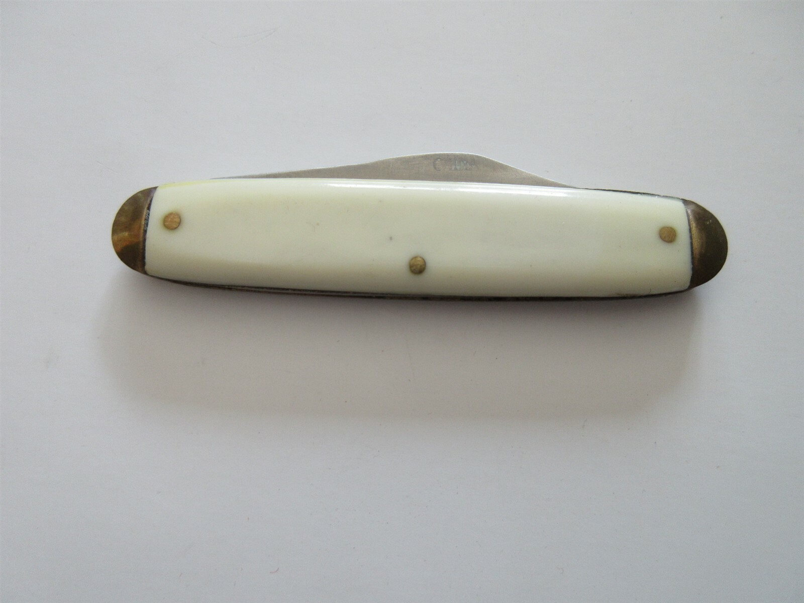 VINTAGE AMERICAN LAWMAN «Let None Live In Fear» POCKET KNIFE FROST FALCON