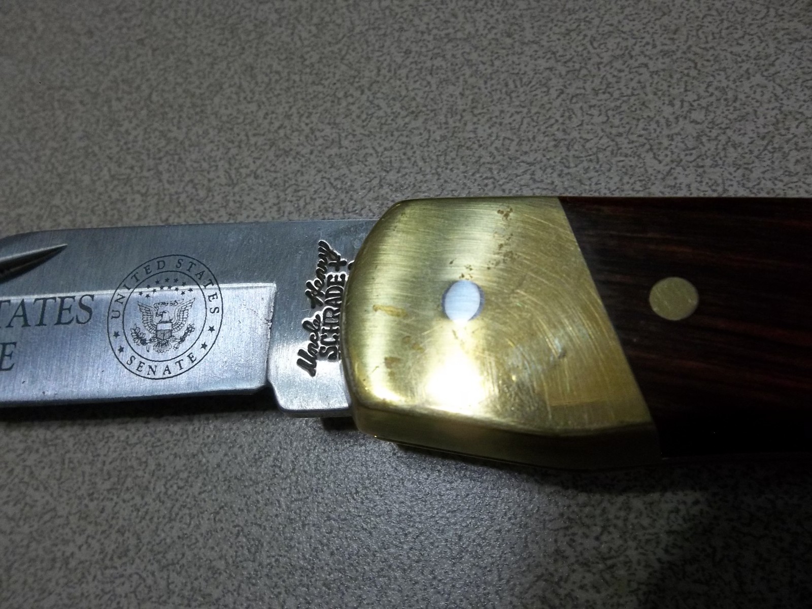 RARE Uncle Henry United States Senate LB7 Bear Paw Knife NEW