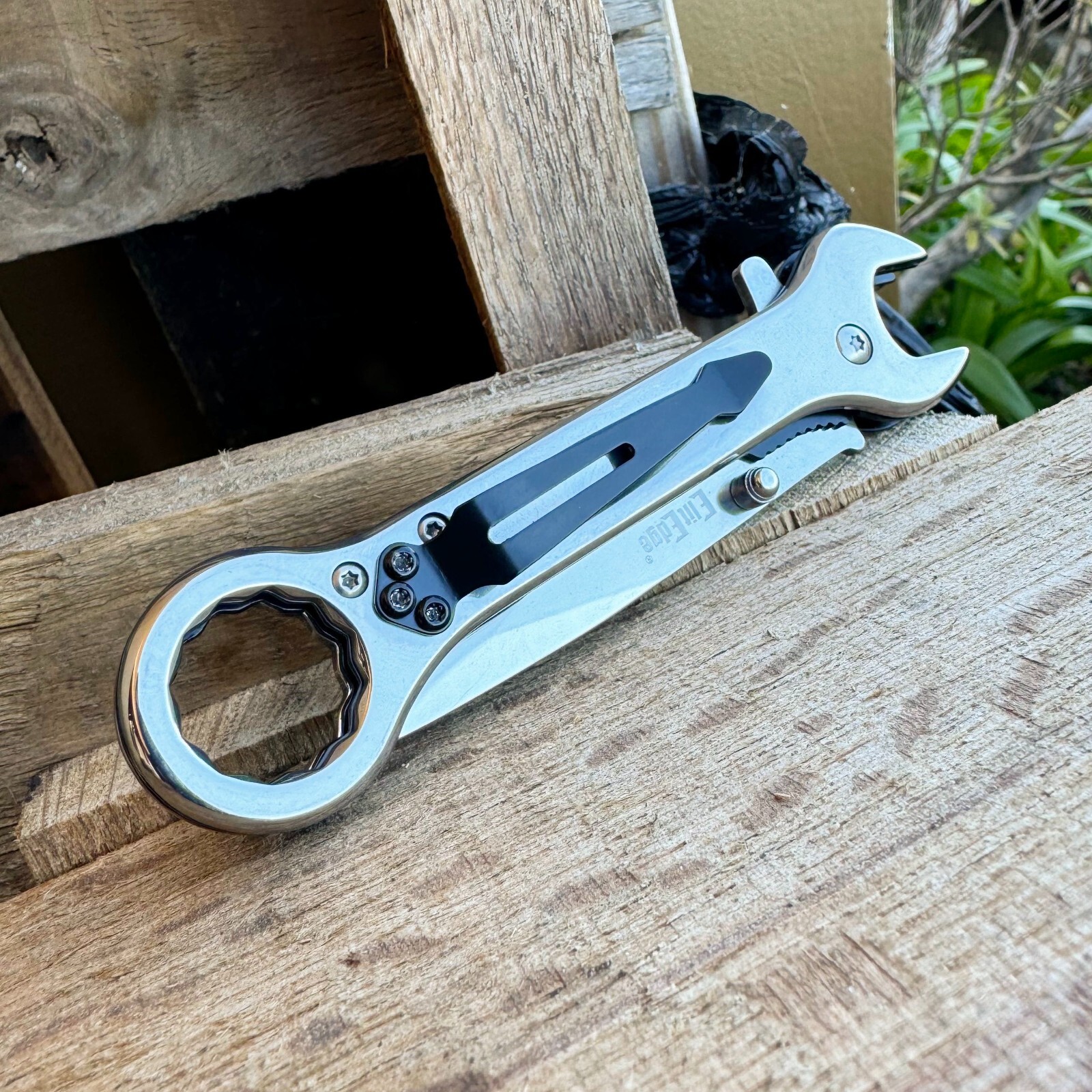 7.5″ Multi Knife Wrench Tactical Assisted Open Spring Folding Pocket Knife Edc