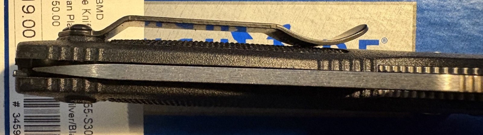 Benchmade 555-S30V Mini Griptilian S30V Black Grivory Manual Folding Knife