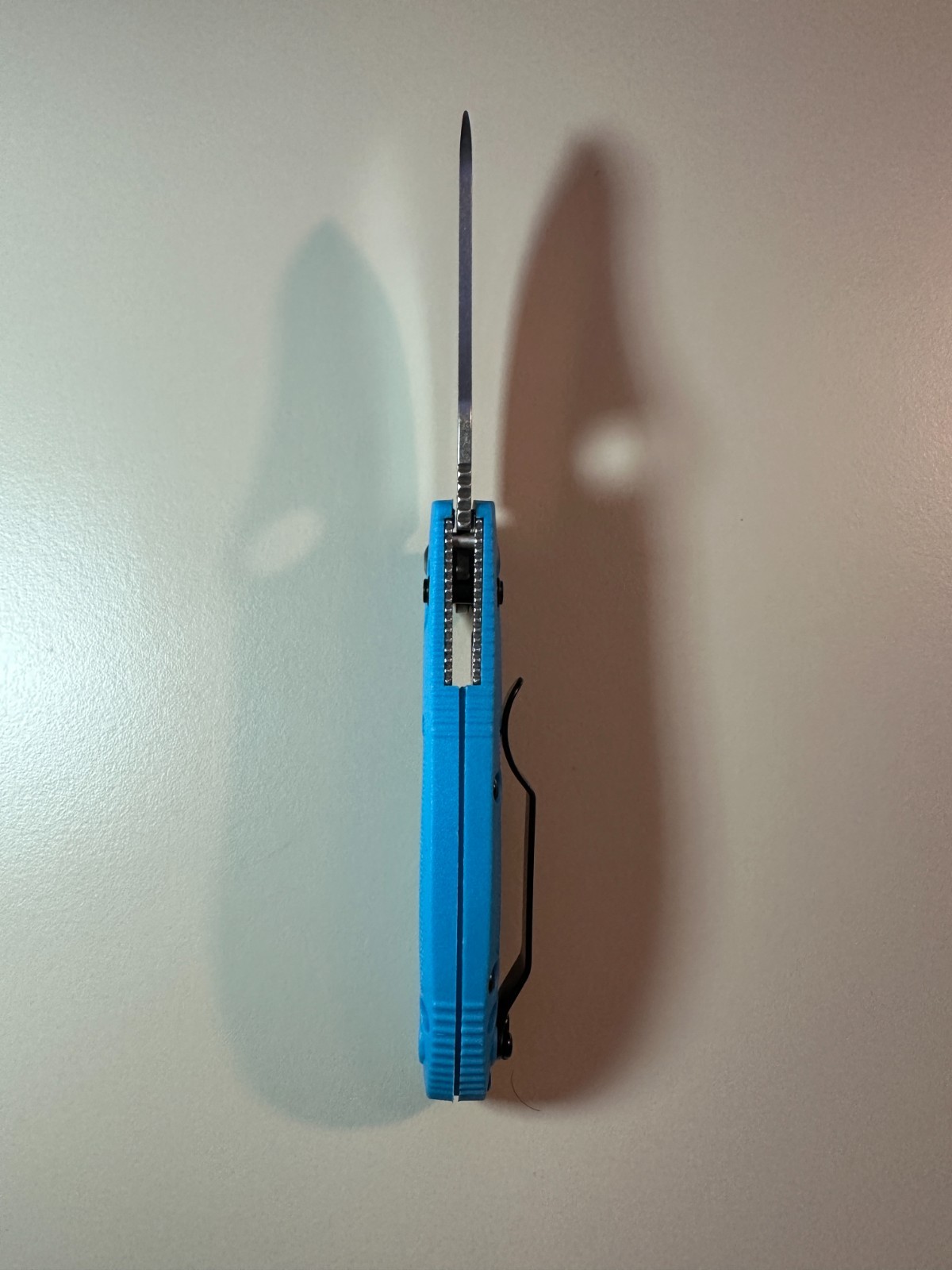 Benchmade 555 Mini Griptilian Blue Nylon Grivory Stainless Folding Knives