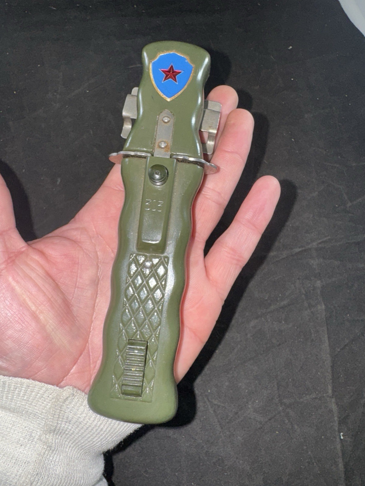 CHINESE PRC POLICE DAGGER RETRACTABLE BLADE Safety Knife Rare