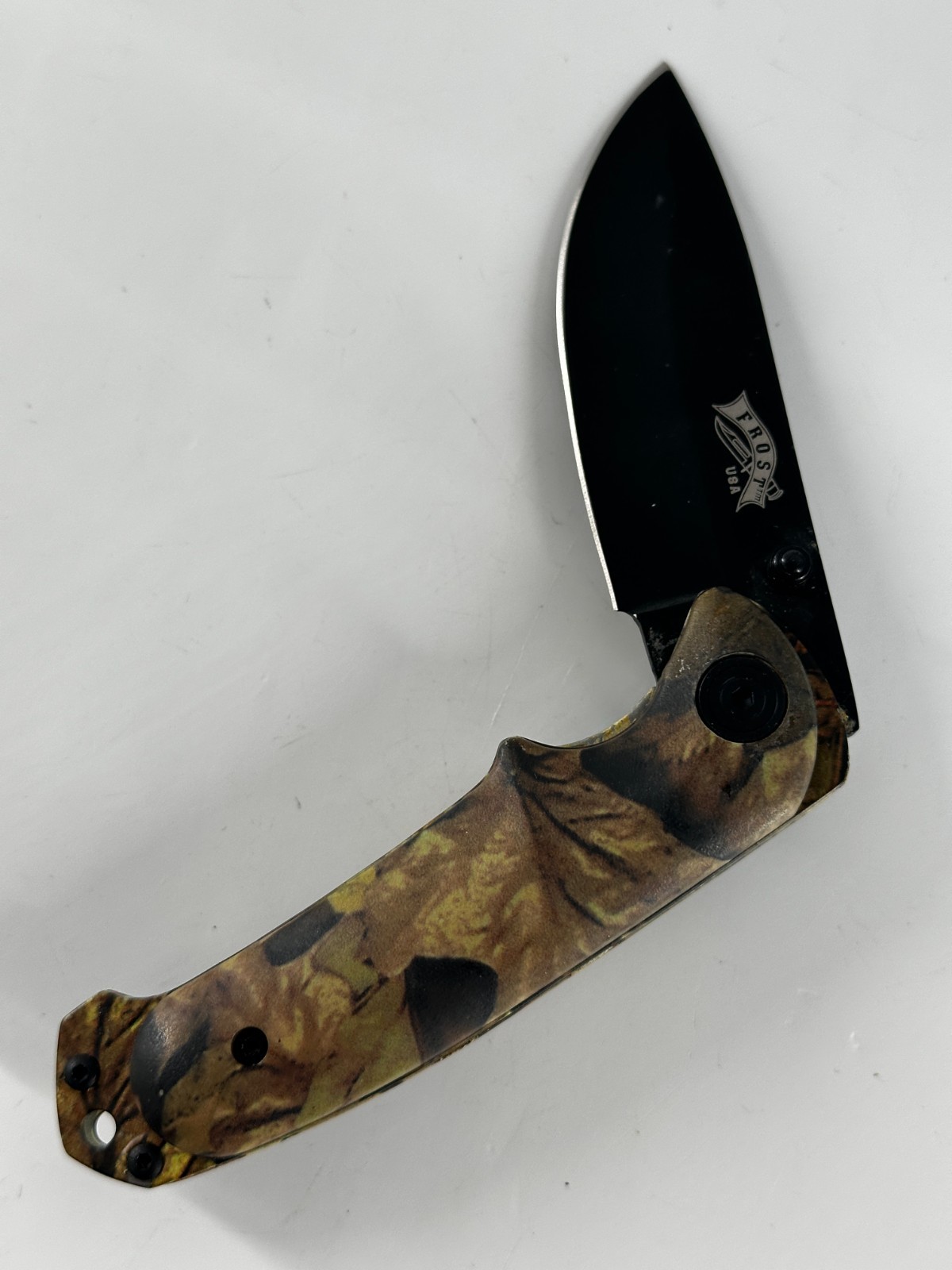 Frost Cutlery Money Bird Folding Lock Back Knife