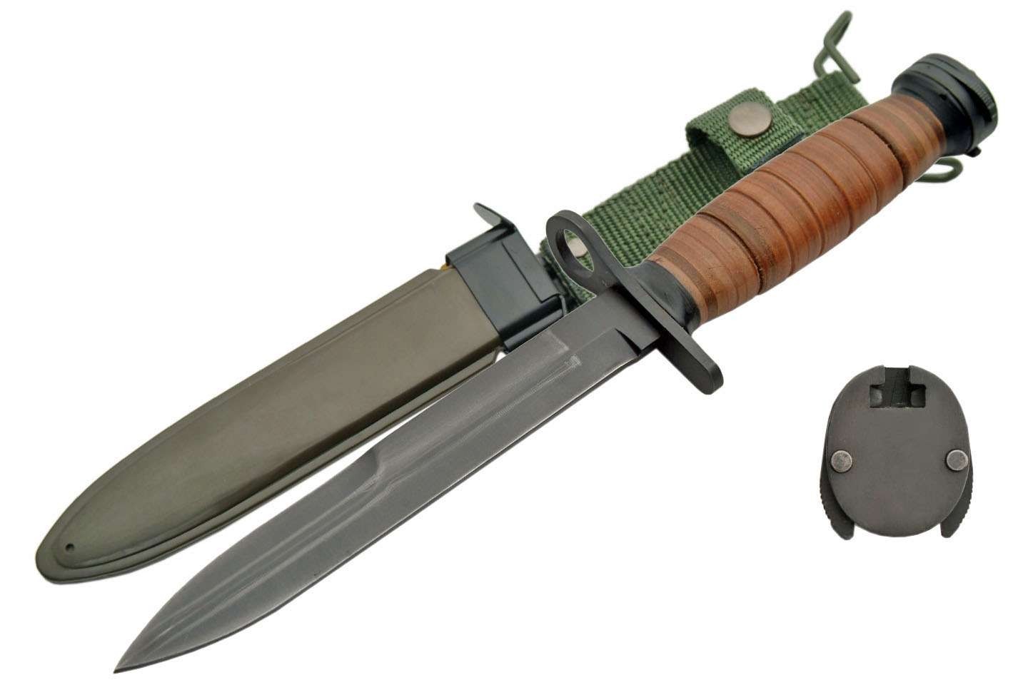 M1 Carbine Reproduction WWII Bayonet Knife w/ Sheath – Read Full Description