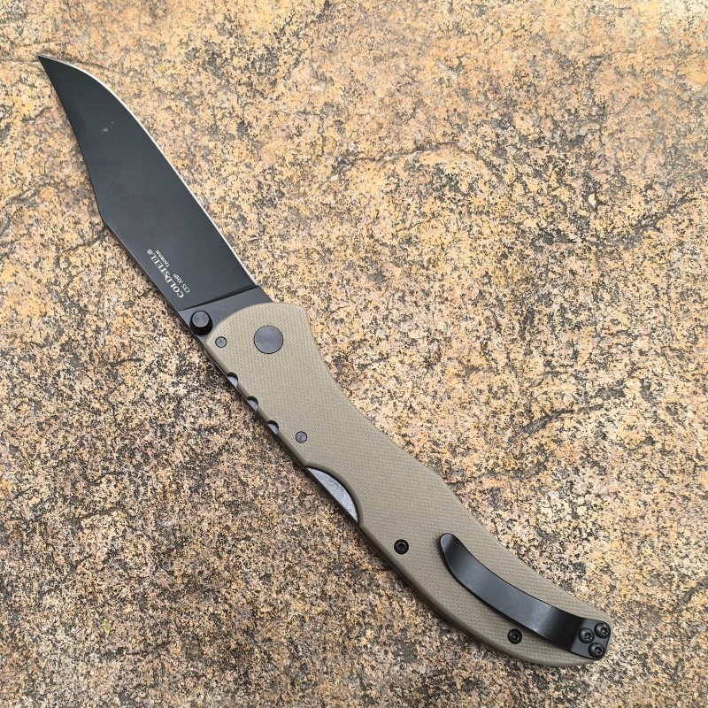 Broken Skull Lock Back CTS XHP Desert G10 Handle Pocket Folding Edc