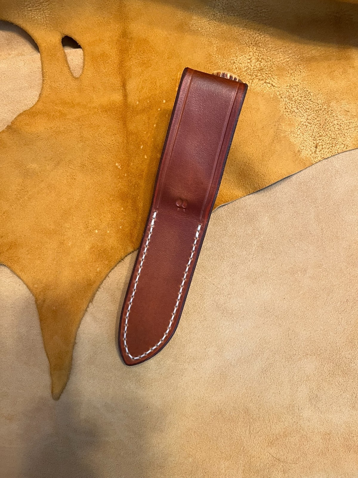 CUSTOM LEATHER SHEATH FITS PUMA HUNTERS PAL CASE WESTERN **SHEATH ONLY**