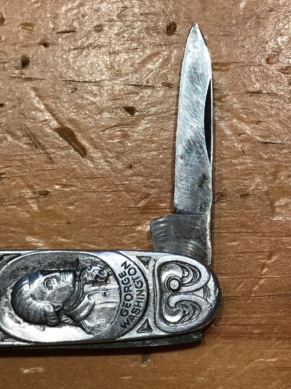 VINTAGE TWO BLADE D. PERES SOLINGEN PRESIDENTS THE UNITED STATES POCKET KNIFE