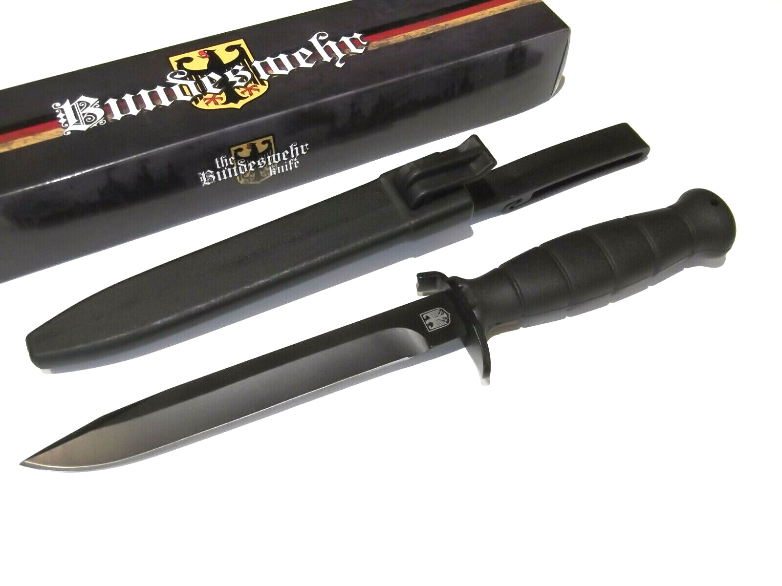 Bundeswehr MI220 Military Combat fixed blade field knife 11 3/8″ overall NEW!