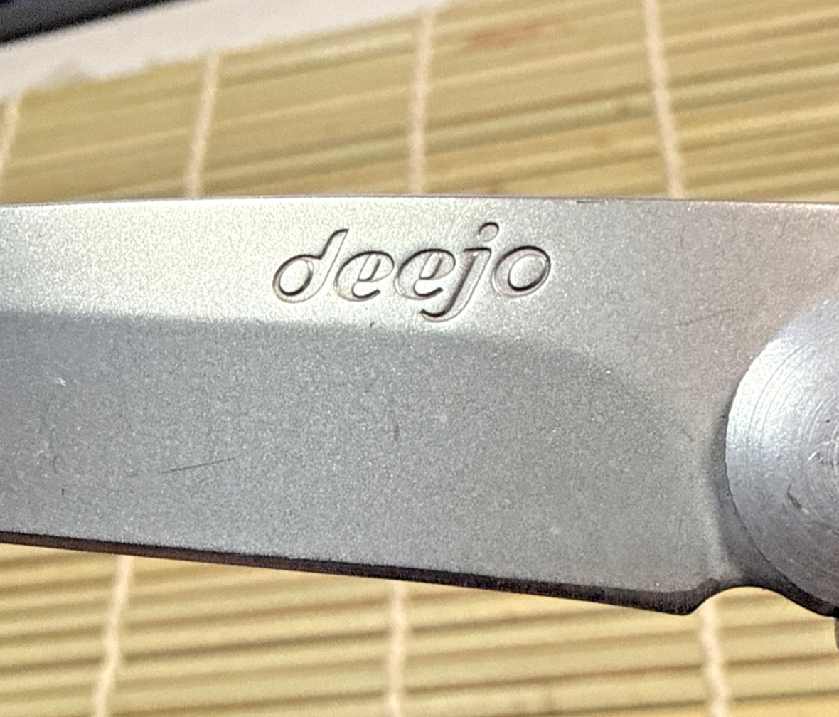 Deejo Ebony Wood 37G Ultra Light Pocket Knife