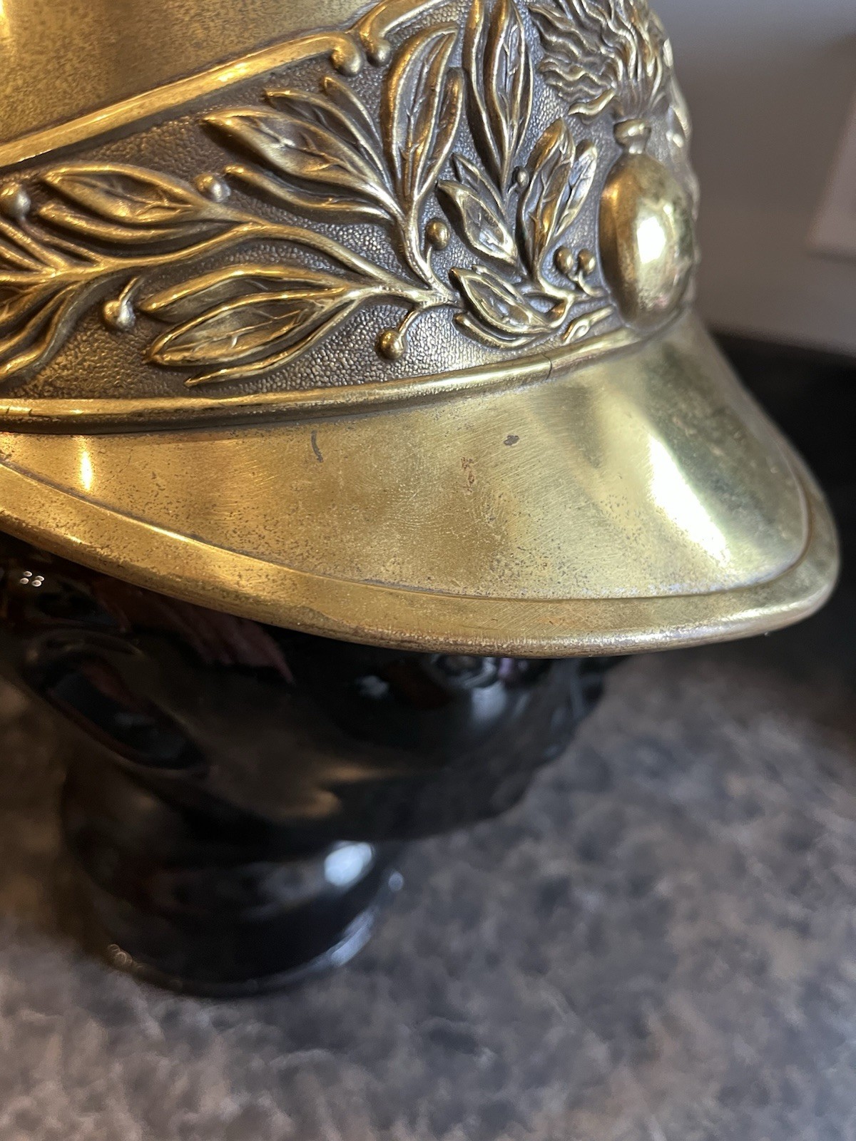 French Cuirassier Helmet Model 1874? Gendarmerie? 1825 Transformed Fire Brigade?