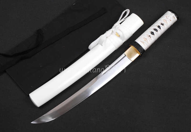 20» Unokubitsukuri Tanto Self-defense Sharp Japanese Samurai Short Sword Knife