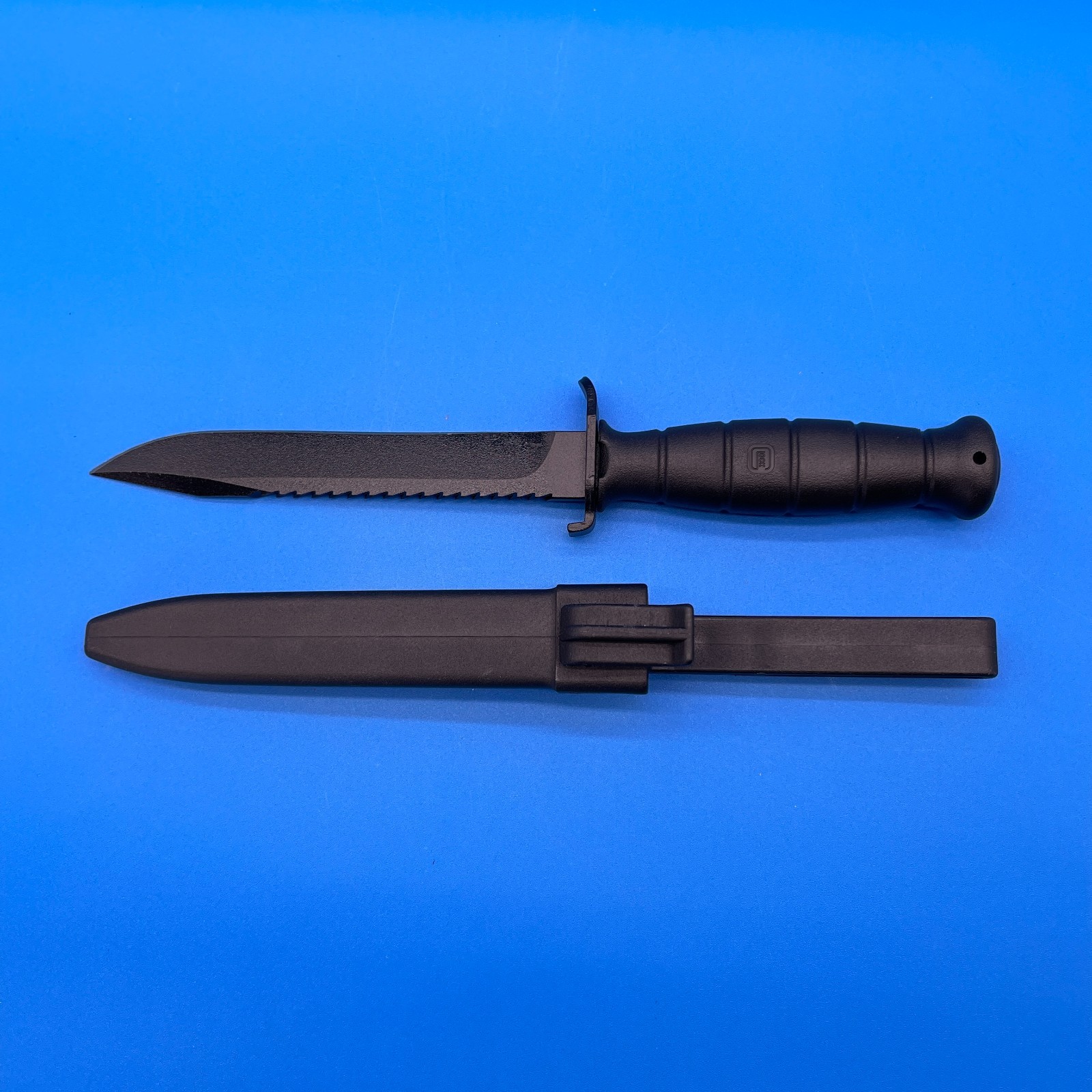 Glock Field Knife 6.5″ Fixed Blade Root Saw Black Steel Plain Edge – KB17281