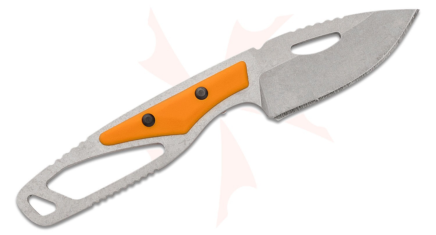 Buck 630 PakLite 2.0 Hide Fixed Blade Knife Orange Drop Point Sheath 0630ORS-Box