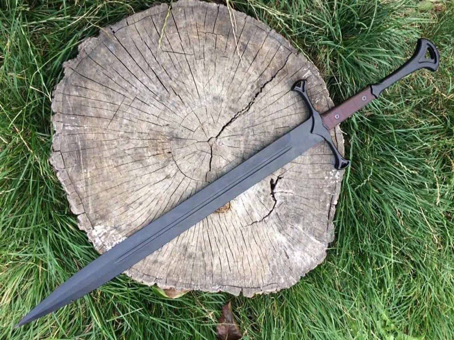 Hand Forged G-10 Micarta Handle Sword Sharp Battle Ready Medieval with Sheath