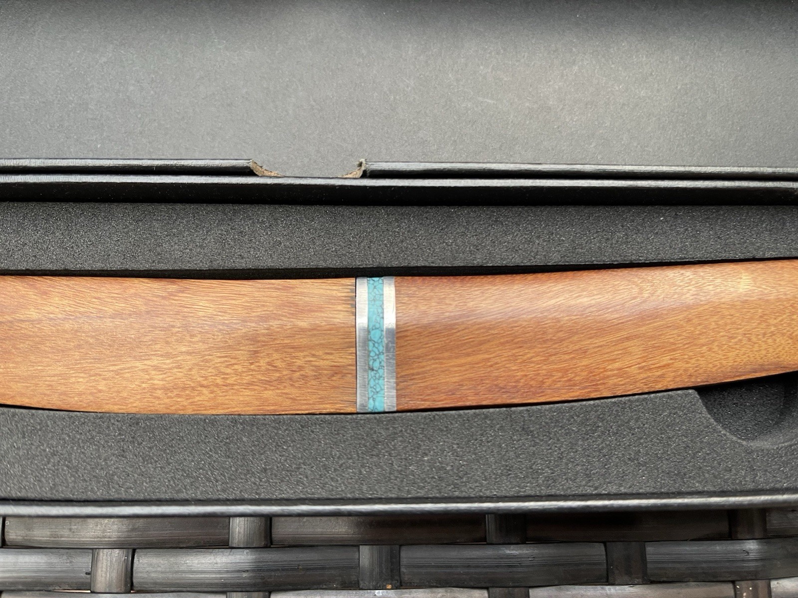 Japanese Fixed Blade Tanto Hand Forged Knife with Wooden Sheath